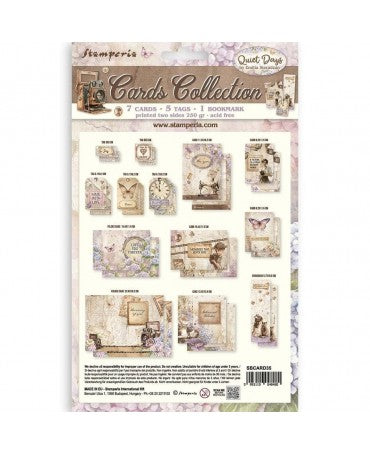 CARDS COLLECTION Stamperia Quiet Days 2