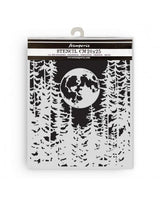 STENCIL STAMPERIA 20x25cm Herbarium Silvae Moon in the Forest 1