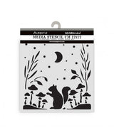 STENCIL Stamperia 12x12 cm Herbarium Silvae Squirrel 1
