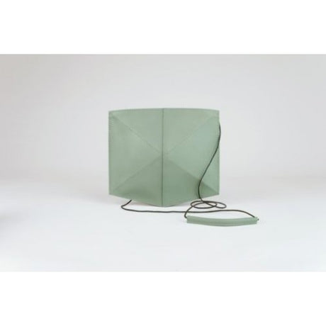 Bandolera de piel mini fold verde claro zand erover 1