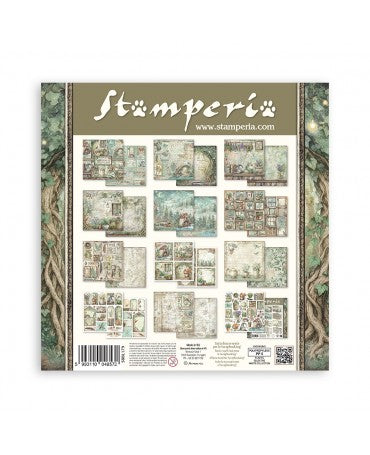 COLECCIÓN 30x30 STAMPERIA Herbarium Silvae 2