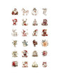 Papel Seda A4 Navidad Elementos 232 elementos varios 24 ud 1