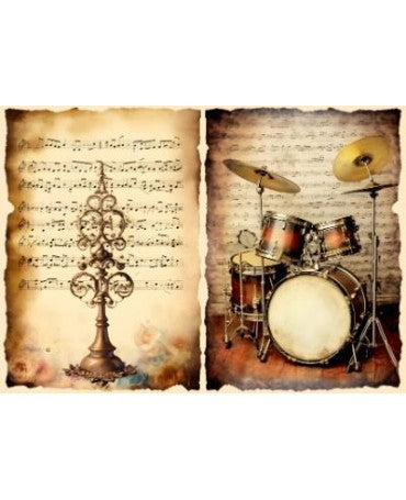 Papel Seda A3 Música 13 1