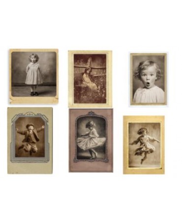 Papel Seda A4 Vintage Photos 12 1