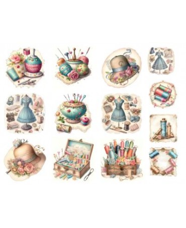Papel Seda A4 Costura Mix 11 1