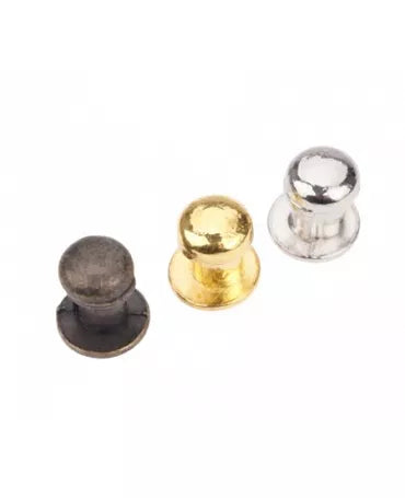Pomo de Metal 2 ud color 7 x 10 mm ORO 1