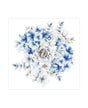 Transfer TEXTIL Flores Azules 1