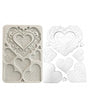 Molde STAMPERIA silicona A5 Family Hearts 1