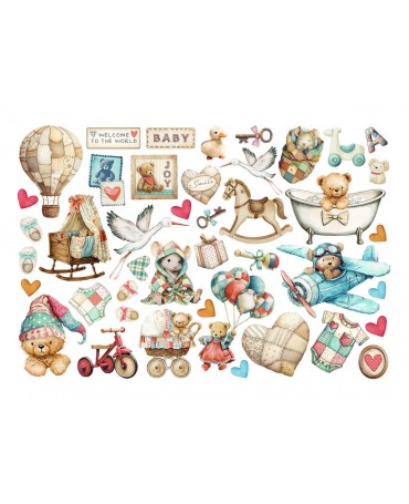 Ephemera Stamperia Baby 2