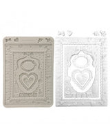 Molde STAMPERIA silicona A5 Baby Frames and Hearts 1