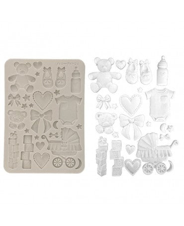 Molde STAMPERIA silicona A5 Baby Accessories 1