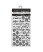 STENCIL Stamperia 12x25cm Secret Diary Seal and Writings 1