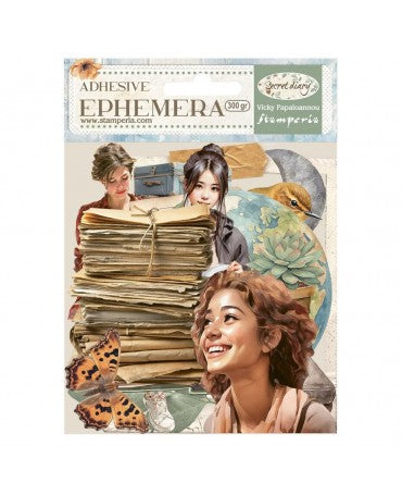 Ephemera Stamperia Secret Diary 1