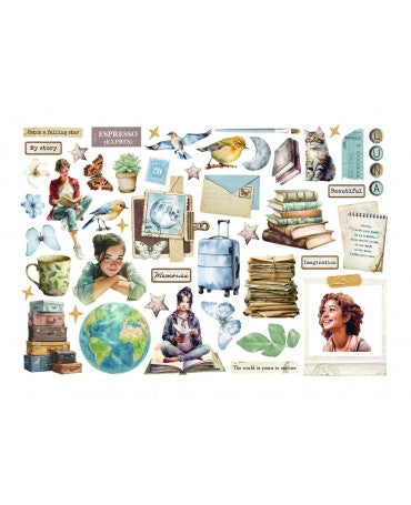 Ephemera Stamperia Secret Diary 2