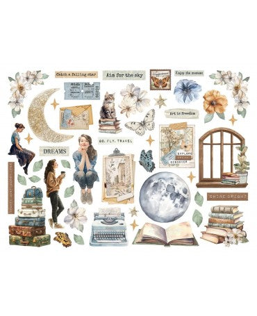 DIE CUTS STAMPERIA Secret Diary 2
