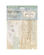 Papel arroz Stamperia A6 (8UD) Secret Diary Backgrounds 1