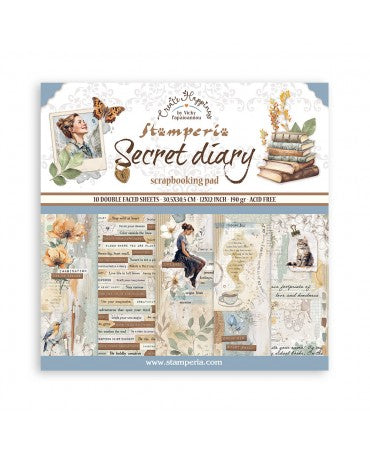 COLECCIÓN 30x30 STAMPERIA SECRET DIARY 1