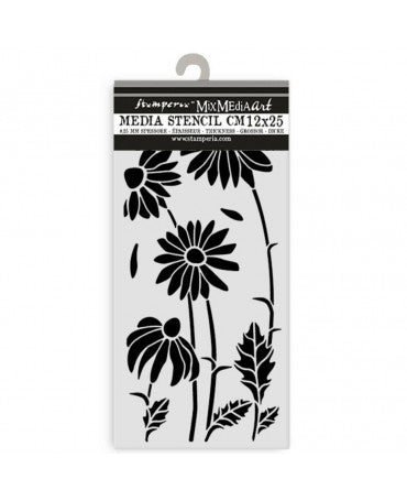 STENCIL Stamperia 12x25cm Daisy Art Daisies 1