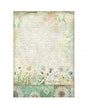 Papel arroz Stamperia A4 Daisy Art Handmade Letter with Flowers 1