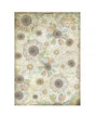 Papel arroz Stamperia A4 Daisy Art Stylized Daisy Pattern 1