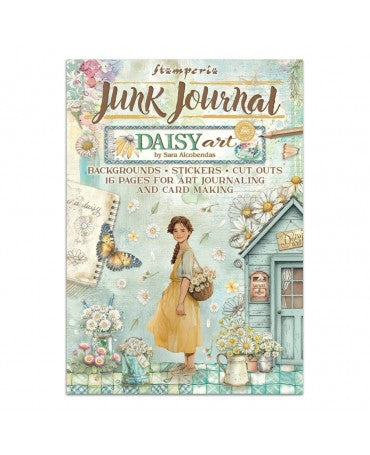 JUNK JOURNAL STAMPERIA Daisy Art 1
