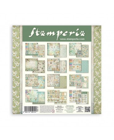 COLECCIÓN 30x30 STAMPERIA Daisy Art 2