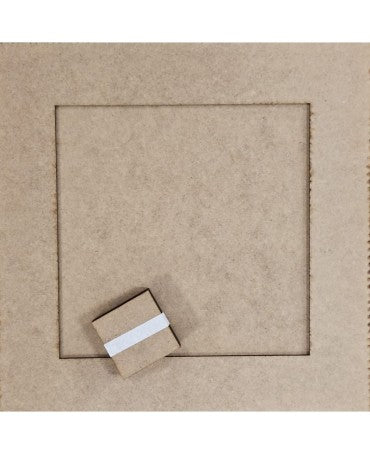 Madera Marco cuadrado 45x45cm con 9 cuadrados 2