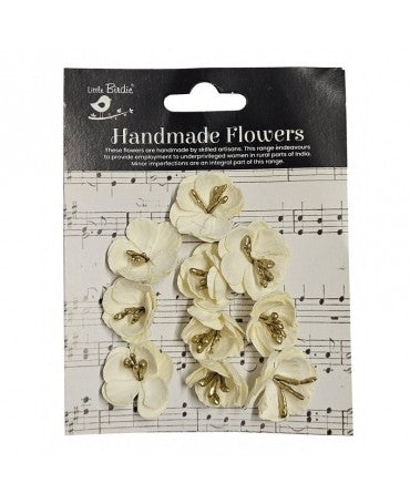 FLORES Embossed Daisies Moon Light 10 ud 1