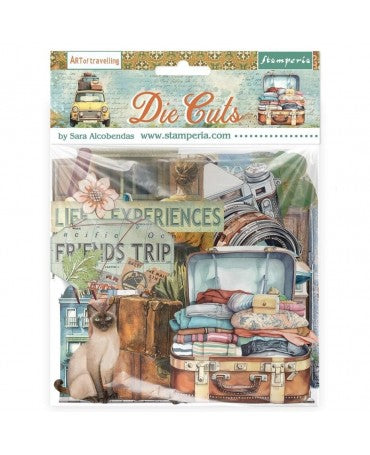 DIE CUTS STAMPERIA Art of Travelling 1