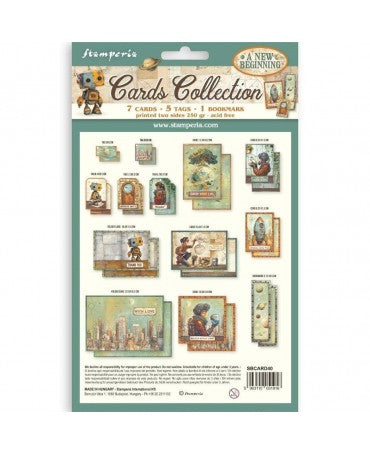 CARDS COLLECTION Stamperia A New Beginning 2
