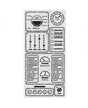 STENCIL Stamperia 12x25cm A New Beginning Control Panel 1