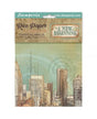 Papel arroz Stamperia A6 (8UD) Backgrounds A New Beginning 1
