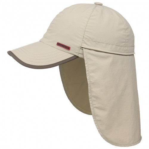 Gorra baseball cap outdoor con tapacuellos beige stetson 1