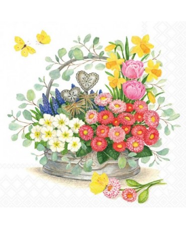 Servilleta SPRING FLOWERS DECORATION 1