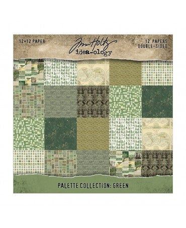 Colección 30x30 Tim Holtz Green 1