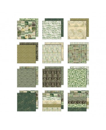 Colección 30x30 Tim Holtz Green 2