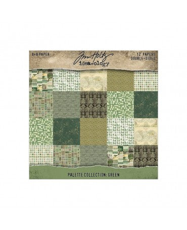 Colección 20x20 Tim Holtz Green 1