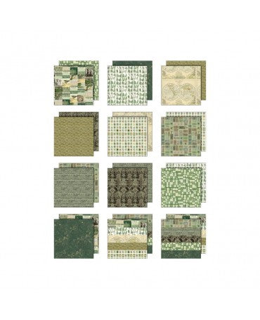 Colección 20x20 Tim Holtz Green 2