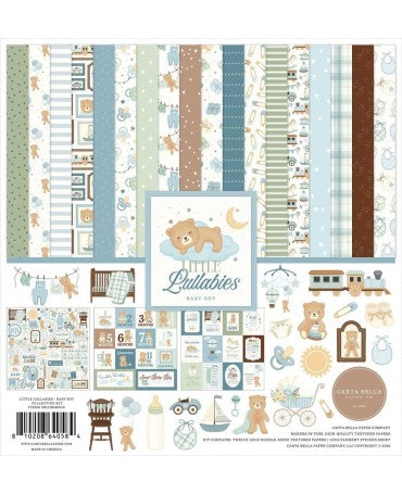 COLECCIÓN 30x30 CARTA BELLA Little Lullabies Baby Boy 1