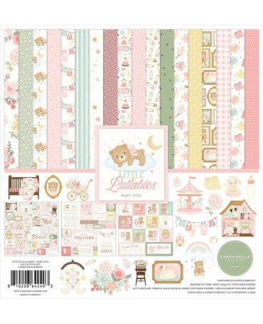 COLECCIÓN 30x30 CARTA BELLA Little Lullabies Baby Girl 1