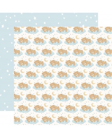 PAPEL SCRAP 30X30 Carta Bella Sleepy Bear Boy 1