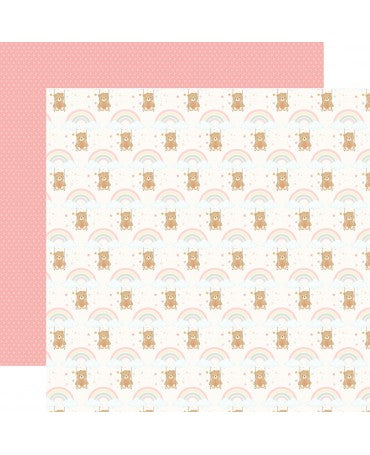 PAPEL SCRAP 30X30 Carta Bella Bear Little Girl 1
