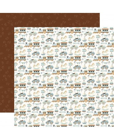 PAPEL SCRAP 30X30 Carta Bella Toys Boy 1