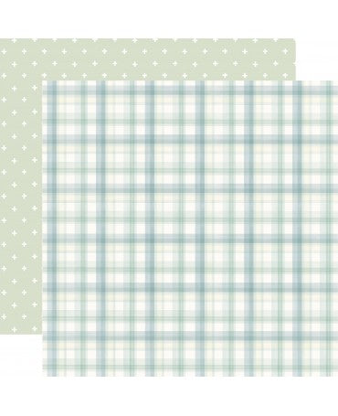 PAPEL SCRAP 30X30 Carta Bella Plaid Boy 1