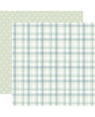 PAPEL SCRAP 30X30 Carta Bella Plaid Boy 1
