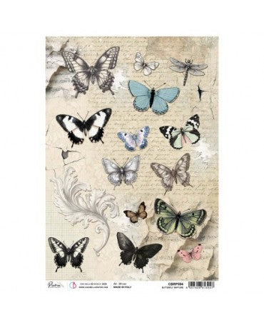 Papel Arroz CIAO BELLA A4 Butterfly Rapture 1