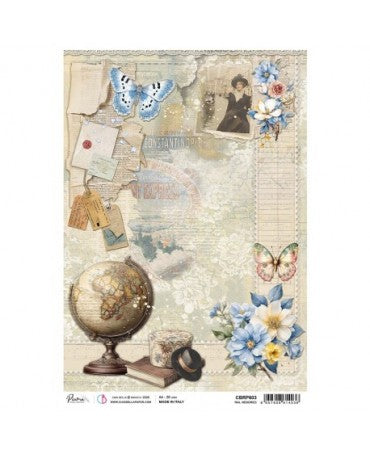 Papel Arroz CIAO BELLA A4 Rail Memories 1