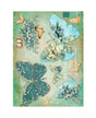 Papel arroz Cadence A3 MARIPOSAS AZUL 1