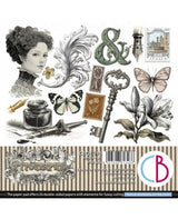 RECORTABLES CIAO BELLA 15x15cm Typographic 1