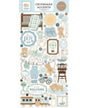 Chipboard CARTA BELLA Little Lullabies Baby Boy Accents 1